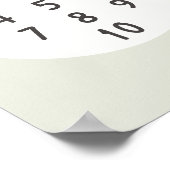 numéros 1 à 10 comptant Poster & Imprimés (Coin)