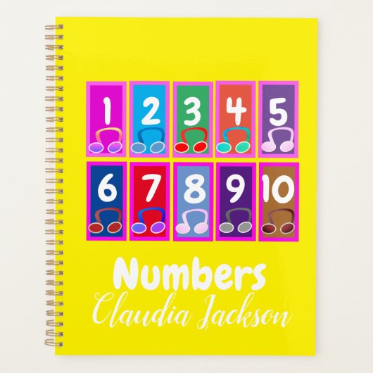 Numéros 1 à 10 Enseignant en mathématiques précoce (Devant)