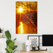 NUMÉROS 6:24 QUE LE SEIGNEUR BÉNISSE VOUS POSTER (Bureau à domicile)