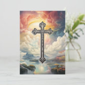 Numéros 6:24 Que le seigneur vous bénisse carte de (Debout devant)