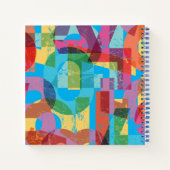 Numéros colorés Journal avec nom (Dos)