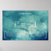 Numéros complexes - Poster mathématique (Devant)