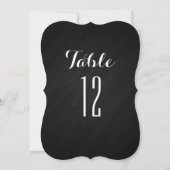 Numéros de table à crochet pour tableau noir (Dos)