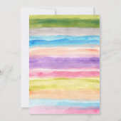 numéros de table aquarelle couleurs pastel (Dos)