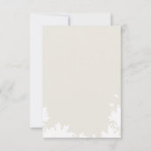 Numéros de table aquarelle Feuilles d'automne (Dos)