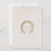 Numéros de table Art Nouveau vintage Mariage (Dos)