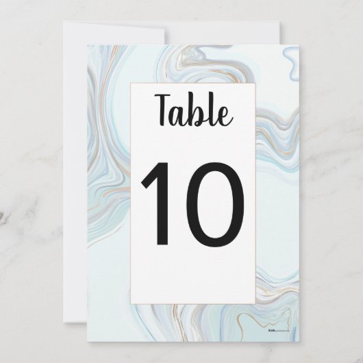 Numéros de table Billy (Dos)
