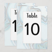 Numéros de table Billy (Devant / Derrière)