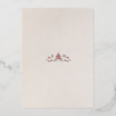 Numéros de table Burgundy Navy Blue Pimpernel Morr (Verso)