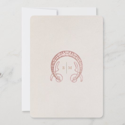 Numéros de table Chrysanthème Art Nouveau (Dos)