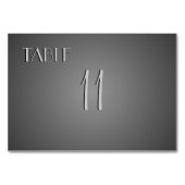 Numéros de table d'ardoise (Devant)