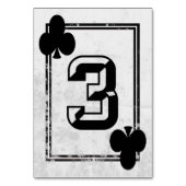 Numéros de table de carte de lecture personnalisab (Par défaut)