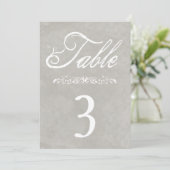 Numéros de table de mariage à l'aquarelle (Debout devant)