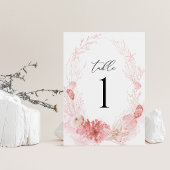 Numéros de table de mariage Coquillages côtiers de