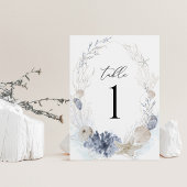 Numéros de table de mariage coquillages de la plag