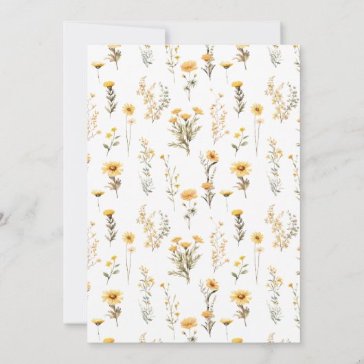 Numéros de table de mariage de couronne de fleurs  (Dos)