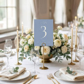 Numéros de table de mariage Élégance Moderne de Bo