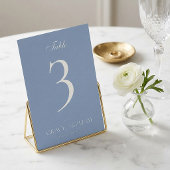 Numéros de table de mariage Élégance Moderne de Bo