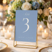 Numéros de table de mariage Élégance Moderne de Bo