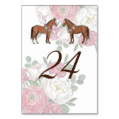 Numéros de table de mariage équestre cheval (Par défaut)