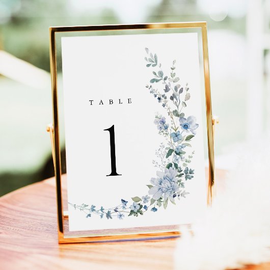 Numéros de table de mariage floraux à fleurs sauva
