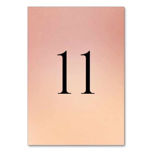 Numéros de table de mariage modernes (1–20) (Par défaut)