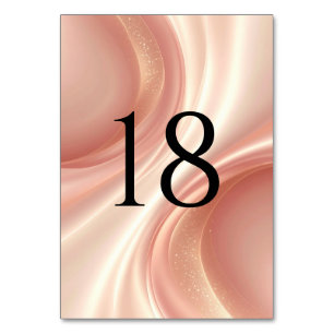 Numéros de table de mariage modernes (1–20)