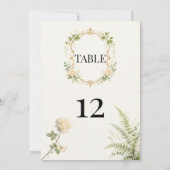 Numéros de table de mariage pour jardin secret de (Dos)
