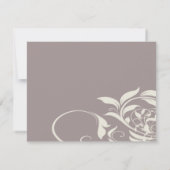Numéros de table de mariage Vintage Swirl (Dos)
