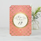 Numéros de table de réception en faux or Art déco  (Debout devant)