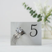 Numéros de table des anneaux mariages (Debout devant)