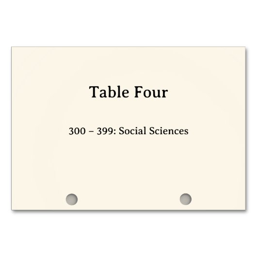 Numéros de table du catalogue de cartes du système (Devant)