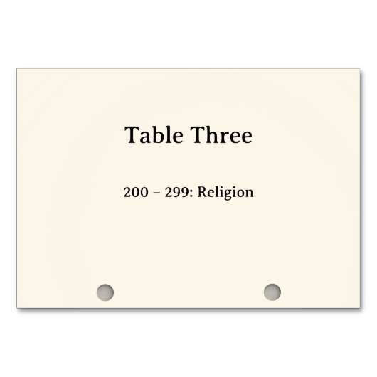 Numéros de table du catalogue de cartes du système (Devant)