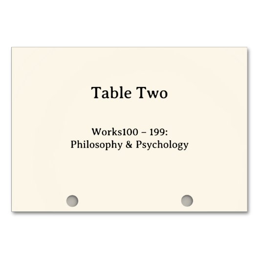 Numéros de table du catalogue de cartes du système (Devant)