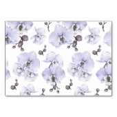 Numéros de table élégants pour Baby Shower Orchidé (Dos)