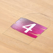 Numéros de table élégants translucides (Poser)