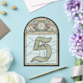 Numéros de table en acrylique à effet de vitrail v (Insitu (Mariage))