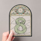 Numéros de table en acrylique à effet de vitrail v (In situ (ordinateur de poche))
