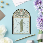 Numéros de table en acrylique à effet de vitrail v (Insitu (Mariage))