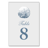 Numéros de table en argent simple en dollars de sa (Par défaut)