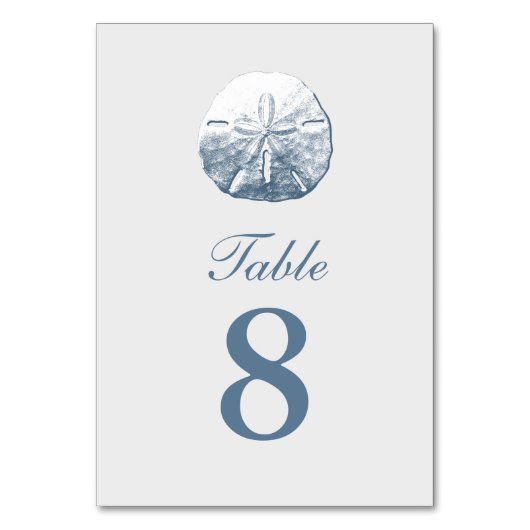 Numéros de table en argent simple en dollars de sa (Par défaut)