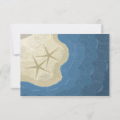 Numéros de table étoile de mer et océan (Dos)