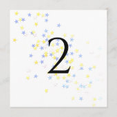 Numéros de table étoiles (Dos)