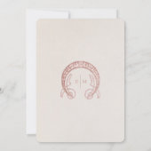 Numéros de table Fleur de Daisy Rose Poussiéreux A (Dos)