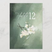 Numéros de table Fleuris Libellule Sweet 16 ID1310 (Devant)