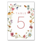 Numéros de table floraux pour fête de fleurs sauva (Par défaut)