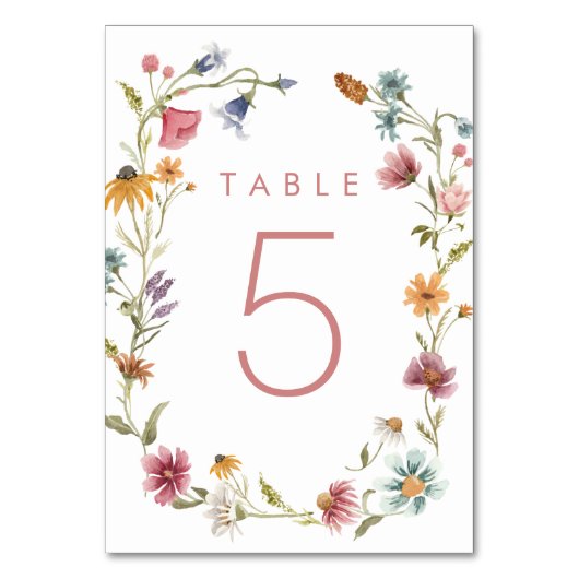 Numéros de table floraux pour fête de fleurs sauva (Par défaut)
