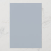 Numéros de table Folk Dusty Blue 1–29 (Dos)