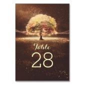 Numéros de table Mariage de l'arborescence des voy (Dos)