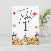 Numéros de table pour Baby Shower 'Un Petit Citrou (Debout devant)